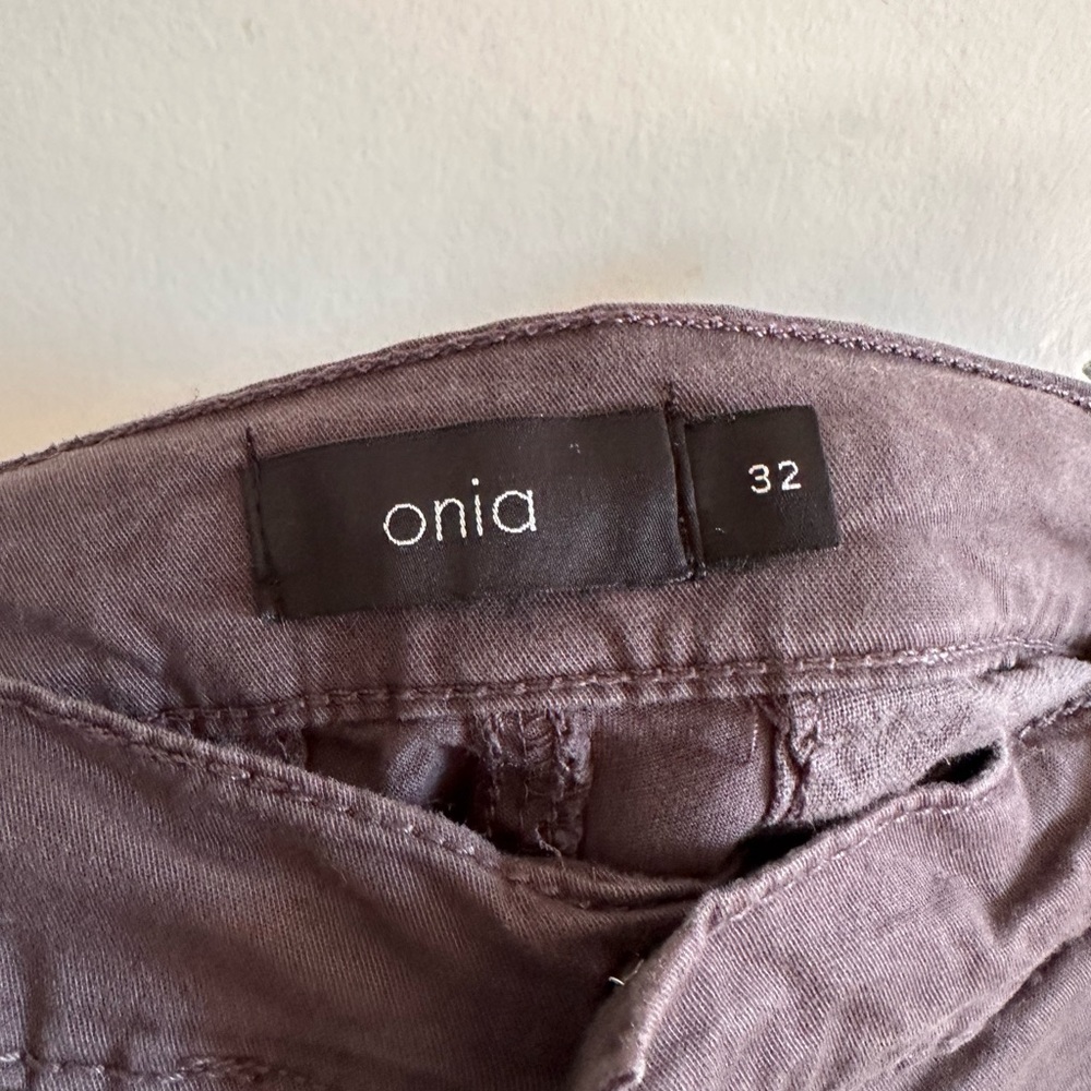 Onia Men’s Gray Cotton Blend Classic Neutral Chino Pants size 32 EUC - Picture 6 of 8